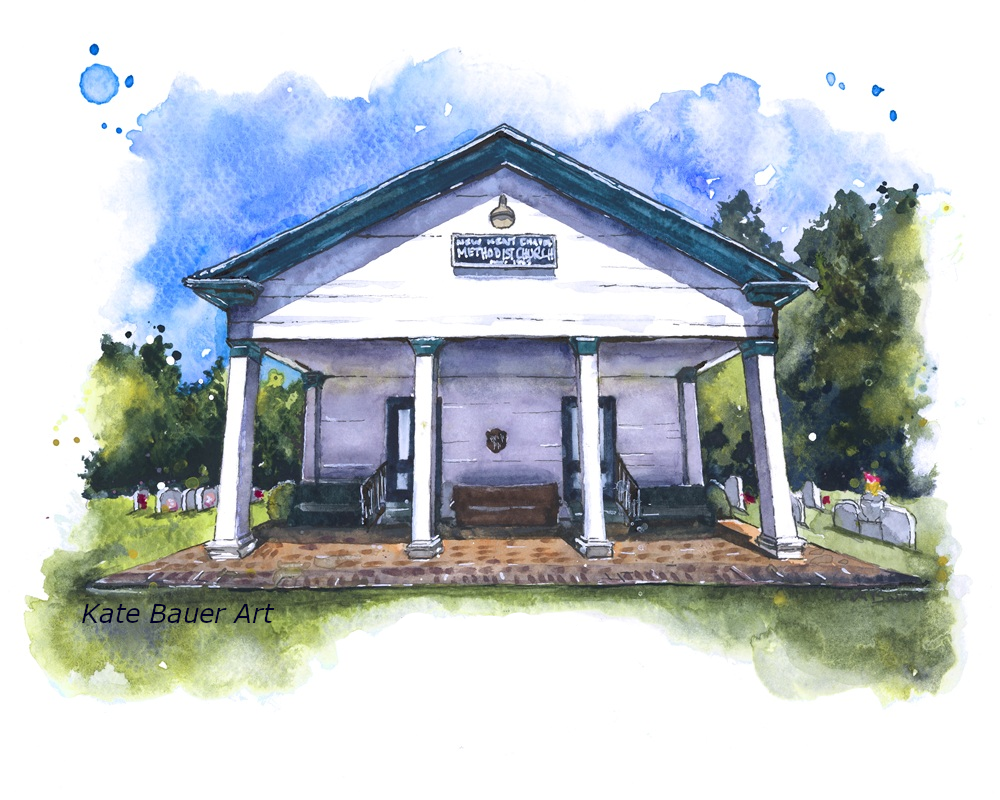 Custom Chapel Painting for a clients wedding